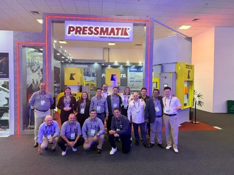 Pressmatik na FEIMEC 2026: Inovação em Prensas Servo-Hidráulicas